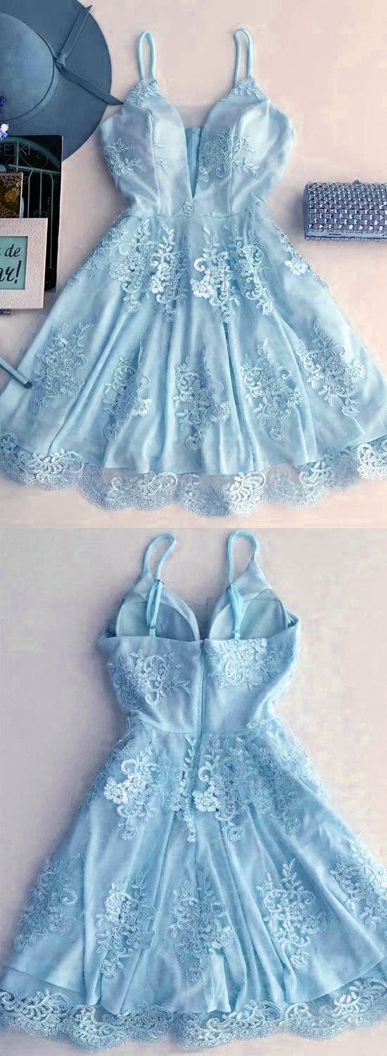 light blue semi dress